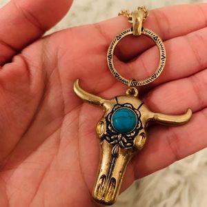 Bullhead Pendant Necklace